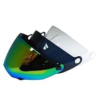 1Storm Dual Sport Motorcycle Motocross Off Road Full Face Helmet Dual Visor: HF802