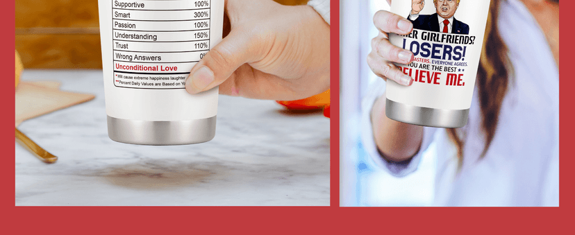 Gifts for Girlfriend - Anniversary, Birthday, Christmas Girlfriend Gifts for Women - Romantic Love Couple Gift for Her from Boyfriend - Gift Ideas for Couples - 20 Oz Stainless Steel Tumbler