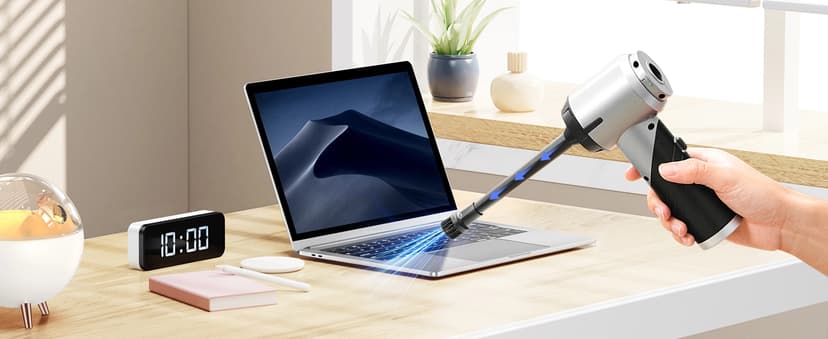 Mini Car Vacuum with Brushless Motor,Air Duster Blower,Rechargeable Foldable Vacuum Cleaner,for Home, Office Pet,Gifts Saker Handheld Car Vacuum Portable Cordless17000Pa HL132 Black B0D8PQHYV3