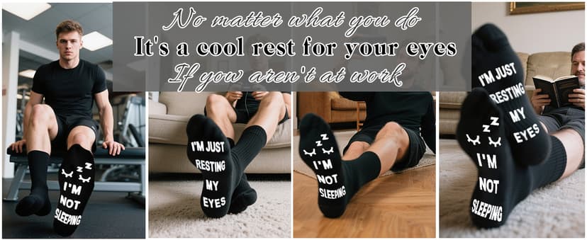 Vitery Stocking Stuffers for Men Teens Adults, White Elephant Gifts for Adults Funny Socks Christmas Essentials