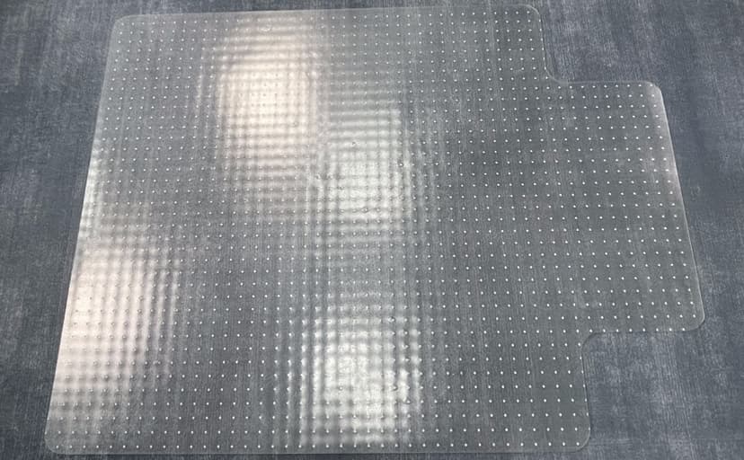 46” x 60” Office Chair Mat for Carpeted Floors – Large, Slip-Resistant, Heavy-Duty Desk Protector with Extended Lip – Easy Glide Rolling Desk Chair Mat for Work, Gaming, Home