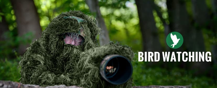 Seeutek 5 in 1 Ghillie Suit - 3D Camouflage Hunting Suits - Jacket, Pants, Hood, Carry Bag for Adults & Youth, M/L/XL/XXL