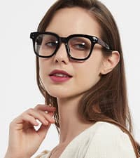 ANDWOOD Blue Light Blocking Glasses Women Men Computer Small Face Clear Bluelight Blocker Eyeglasses Frame