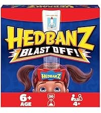 Spin Master Games, Hedbanz 2023 Edition with New Cards, Picture Guessing Board Game, for Family & Kids, 2-6 Players, for Ages 6 & Up
