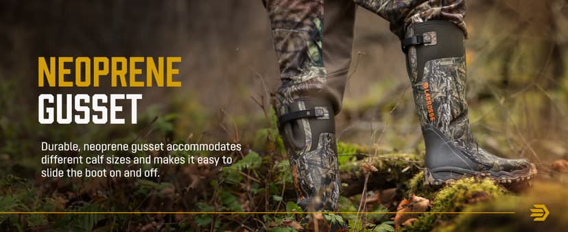 LaCrosse Alphaburly Pro 18" Hunting Boots for Men Featuring Waterproof Rubber, Adjustable Gusset, and EVA Footbed