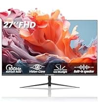 Raywego 34-Inch Curved Gaming Monitor UWQHD 3440 x 1440 Up to 165Hz Curved 1500R - PIP/PBP, 1ms(MPRT), HDR, 300nits, sRGB 99%, DCI-P3 95%,FreeSync,HDMIx2,DP1.4 x2 (DP Cable Included)