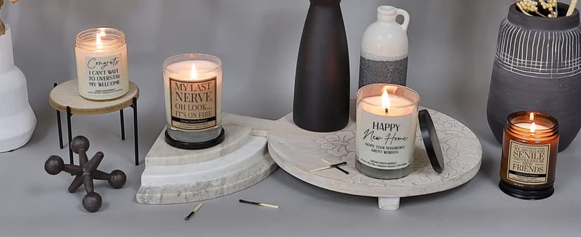 Best Friend- Gifts for Women, Men, Sister Gift, Best Friend Birthday Gifts for Women, Unique Bestie Presents, Funny Birthday Candles, Friendship, Friends, 100% Soy Wax Candles - Handmade in The USA