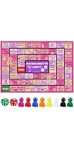 Fofeadm Drinking Board Games for Adults, Rubber Mat Drinking Board Game, Funny Party Interactive Drinking Games for Game Night, Birthday, Family Play or Any Occasion, Age 21+, 2-8 Players