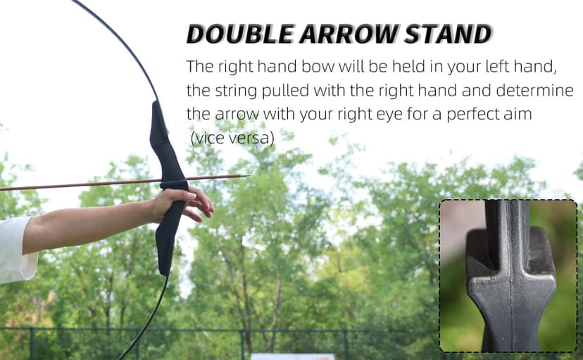 30/40LBS Recurve Bow kit Ambidextrous Takedown Bow and Arrow Set Beginner Archery Equipment Set for Shooting