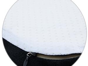 SAIREIDER Seat Cushion and Lumbar Support Pillow for Office Chair, Memory Foam Car Seat Cushions Back Support Pillows, Help Relieve Pain of Back, Lumbar, Tailbone and Sciatic Nerve(Black)