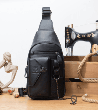 BULLCAPTAIN Genuine Leather Men's Wallet with Zipper Vintage RFID Blocking Large Capacity Wallet for Men with 14 Credit Card Slots and 1 ID Window T23 (Coffee)