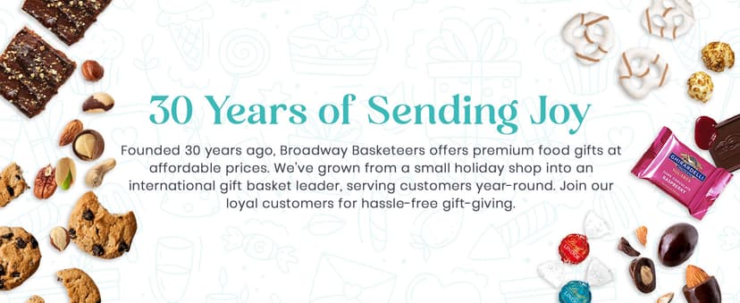 Broadway Basketeers Gift Basket Gifts for Women, Men, Families, Teacher, College, Appreciation, Thank You Present, Birthday, Corporate, Get Well, Sympathy Care