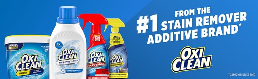 OxiClean White Revive Whitener & Stain Remover Liquid Additive, Water-Activated Oxygen Bleach for Laundry, 45 fl oz