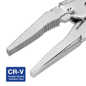 WORKPRO 4-1/2 inch Mini Long Nose Locking Pliers, Chromium-Vanadium Steel Locking Pliers, Locking Adjustable Vise Grips for Clamping Twisting Welding