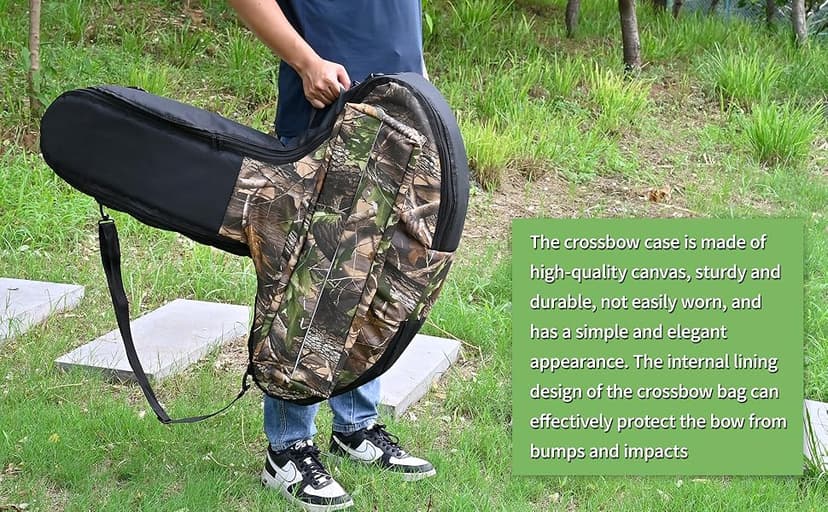 Crossbow Case Soft with Sling Strap Crossbow Bag for Outdoor Hunting