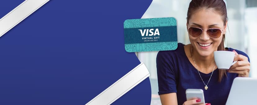 $100 (plus $5.95 Purchase Fee) - For Online Use Only Visa Virtual eGift Card B0DG8FDNBK