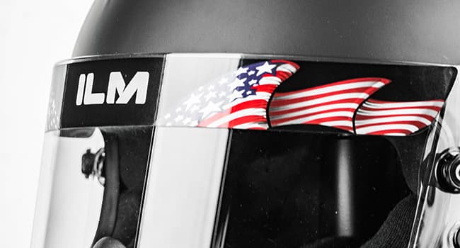 ILM Snell SA2025 Full Face Auto Racing Helmets Lightweight Fiberglass for Adult Men and Women Model 890