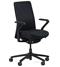 Branch Ergonomic Chair - A Versatile Desk Chair with Adjustable Lumbar Support, Breathable Mesh Backrest, and Smooth Wheels - Experience Optimal Comfort and Support - Graphite - White