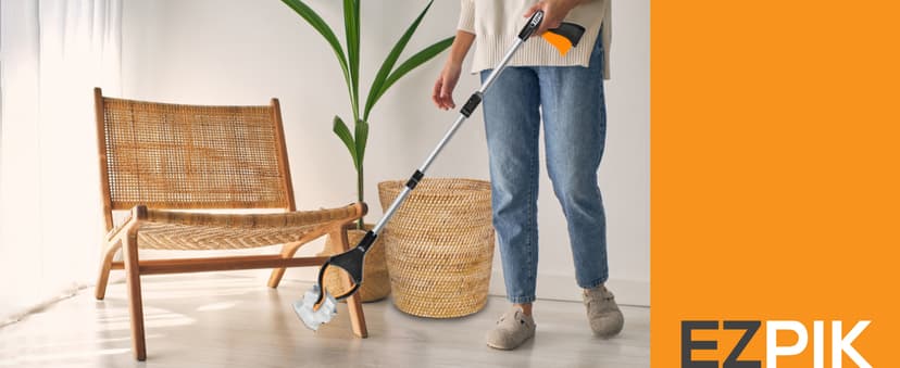 EZPIK Pro 43" Foldable Grabber Reacher Tool for Seniors - Grabbers for Elderly Reaching Tool Heavy Duty Pickup Trash Picker Upper Equipment - Claw Grabber Stick for Reaching Aids, Weed Gripper