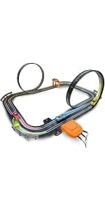 Electric Train Set for Kids Ages 4-8 | Train Set for Kids Ages 4-8 | Battery Powered Trains Sets with Lights & Sounds, Steam Locomotive Engine, Horses & Tracks - Classic Railway Toy Gift