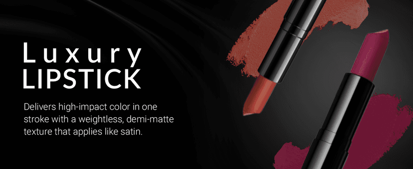 Flori Roberts Luxury Lipstick, Vibrant Lip Makeup for Women of Color or Deeper Skin Tones, Demi-Matte Texture, Hydrates and Conditions Lips