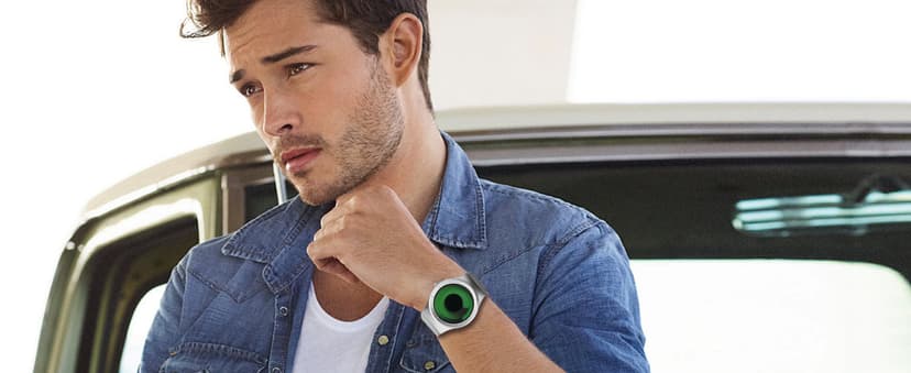 MASTOP Watches for Men Fashion Creative Liquid Movement Original Design Starry Sky Vortex Watch Men Steel Mesh Men's Watch Clock Round Unique Wristwatch Minimalist Gradient Color