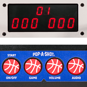 Pop-A-Shot - Home Dual Shot | Arcade Basketball Game for Home | Sensor Scoring Hoop, 16 Game Modes, 7 Balls | Foldable for Easy Storage | Fun for All Players