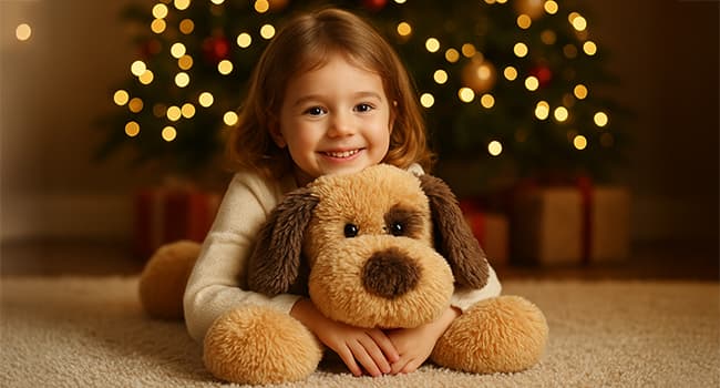 WEIGEDU Floppy Stuffed Dog Puppy Plush Toy, Huggable Beagle Labrador Retriever Stuffed Animal Dogs for Kids Girls Boys Baby Birthday Gift, 20 inch, Brown