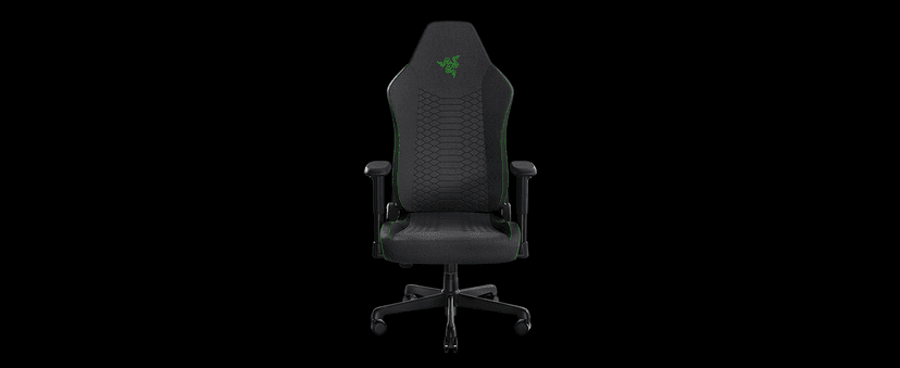 Razer Iskur V2 X Ergonomic Gaming Chair: Built-in Lumbar Support - Widened Seat Base - High Density Foam Cushions - Adjustable 152 Degree Recline - 2D Armrests - Plush Fabric Finish - Black