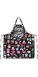 WSNANG Funny Baking Aprons with Pockets In My Baking Era Apron Bakers Gifts Pastry Chef Gift B0CZNY4F2J