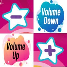 SUNLIN Dance Mat - Rhythm Step Play Mat - Dance Game Toy Pad with LED Lights, Gift for Kids Girls 3-12, Adjustable Volume, Built-in Music, 3 Challenge Levels