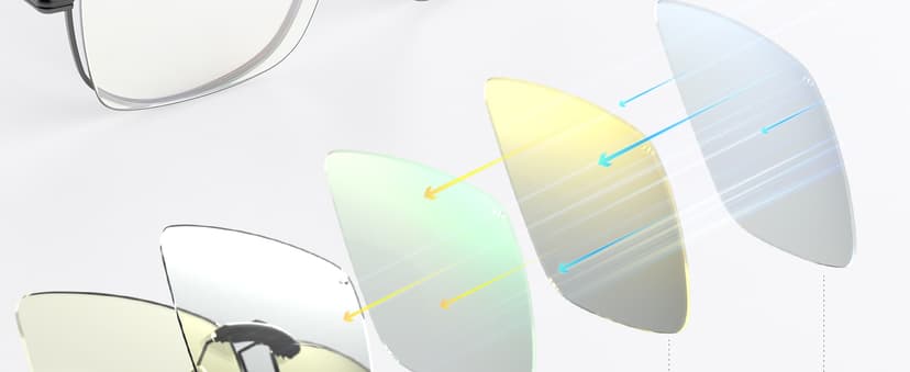 ANYLUV Clip On Blue Light Blocking Glasses Lightweight Rectangle Blue Light Glasses Men for Computer Gaming, Anti Eye Strain