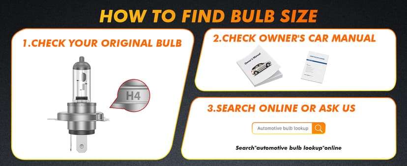 Termitor Upgraded H4/9003/HB2 Bulbs, 50,000LM 10X Ultra Bright, Real 1:1 Mini Size, 6500K Cool White H4 9003 Fog Lights Bulb with Cooling Fan, IP68 Waterproof, Plug and Play, Pack of 2