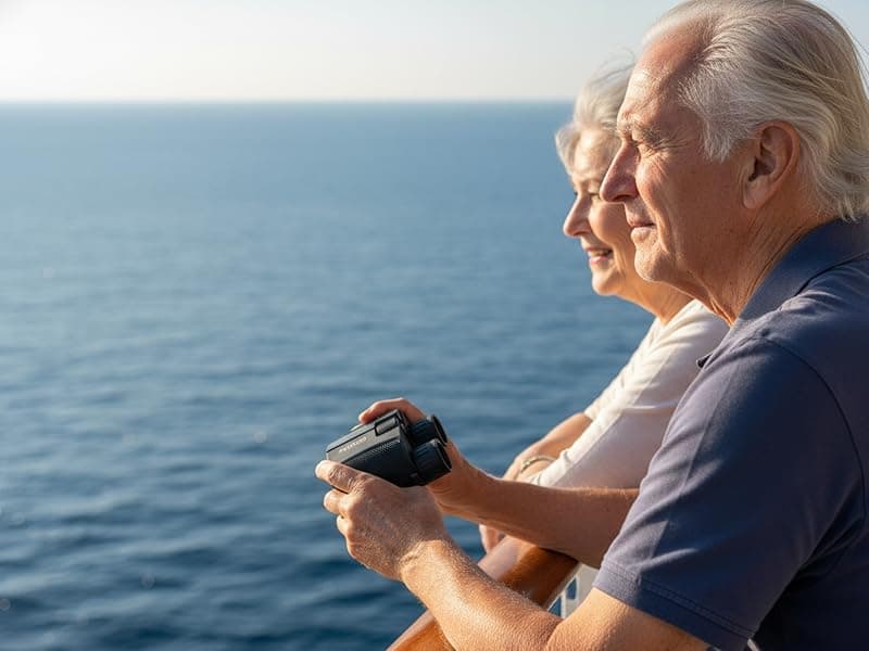 Hontry Binoculars for Adults and Kids, 10x25 Compact Binoculars for Bird Watching, Theater and Concerts, Hunting and Sport Games