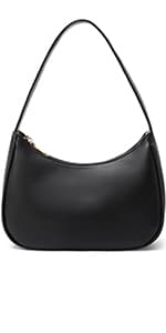 Shoulder Bags for Women, Cute Hobo Tote Handbag Mini Clutch Purse with Zipper Closure