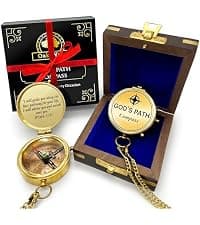 The Dream Chaser Compass - Go Confidently -2026 Unique Graduation Gifts for Him, College, High School, Cool Birthday Gift Idea for Son, Boys, Motivational Greeting Card Included B0BXJFBHX5