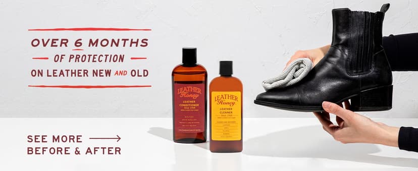 Leather Honey Leather Cleaner: Non-Toxic Leather Care Made in the USA Since 1968. Deep Cleans Leather, Faux & Vinyl - Couches, Car Seats, Purses, Tack, Shoes & Bags. Safe Any Colors & White Leather