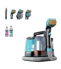 Shark StainStriker Portable Carpet Upholstery & Area Rug Cleaner, Bonus XL Tool & Full-Size Cleaning Solution, Stain & Odor Remover, Perfect for Car Interiors, 4 Cleaning Tools, Nordic Blue, PX202BRN