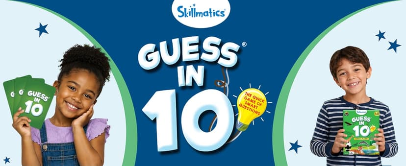 Skillmatics Guess in 10 Animal Planet, Card Game, Perfect for Boys, Girls, Kids, Teens, Adults Who Love Animals, Trivia Games, Travel Games, Screen-Free Fun, Gifts for Ages 6, 7, 8, 9, 10, and Up