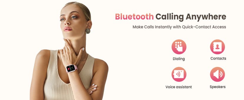 Smart Watch for Women Men Fitness: 1.85" Smart Watch with 30 Days+ Battery Life Make/Recive Call Heart Rate SpO2 Sleep Monitor 120+ Sport IP68 Waterproof Fitness Tracker Watch for iPhone Android