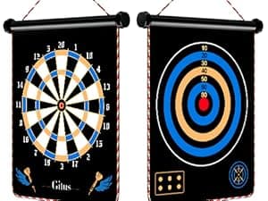 Gitus Magnetic Dart Board Indoor Outdoor Games for Kids with 12 Darts, Gifts for Teenage Boys Teen Boy Gift Ideas Gifts for Boys 8 9 10 11 12 13 14 Years Old Game Room Decor