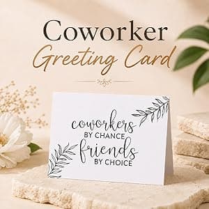 Coworker Friend Gifts for Women, Gifts for Coworkers, Coworker Friendship Gift for Women, Funny Coworker Birthday Present for Work Friends, Going Away, Farewell Gift for Office Friend Bestie w Glass B0F1F672M1