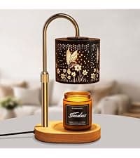 Candle Warmer Lamp with Timer Dimmer Adjustable Height for New Home Bedroom,Mothers Day Gifts,Vintage Home Decor for Scented Jar