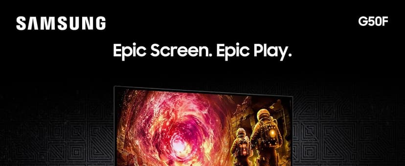 Samsung 32” Odyssey G5 G50F QHD Resolution Gaming Monitor, 180Hz Refresh Rate, Fast IPS Panel, HDR10, NVIDIA G-Sync Compatible, 1ms Response Time (GtG), AMD FreeSync™, Adjustable Stand, LS32FG502ENXZA