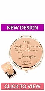 Best Friend Birthday Gifts for Friend | Sentimental Friend Gift Ideas for Women | Friendship Gifts for BFF, Bestfriend, Besties, Long Distance, Christmas | I Love You Friend | Rose Gold Compact Mirror