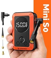 with 19200mAh for Heavy duty Vehicle, Car & Inflatables, 100% Duty Cycle & Dual Cylinder, Bike Pump with LED Backlight,Orange ETENWOLF VORTEX S6 Tire Inflator Portable Air Compressor, Cordless Air Pump B0CGLTPKBZ