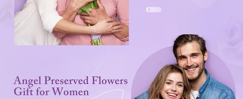 FIACO Preserved Rose Christmas Birthday Gifts for Women Forever Fresh Flowers Delivery Gifts for Mom Grandma Wife Anniversary Eternal Roses in Glass Angel Figurines