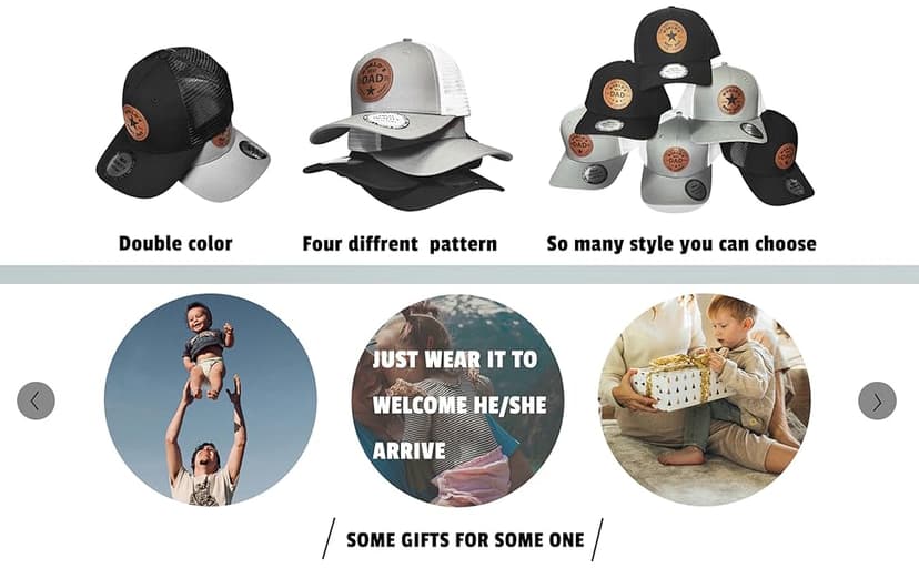 Fathers Day Dad Gifts for Dad,Hat from Daughter Son Family for Men,Unique for Birthday Christmas
