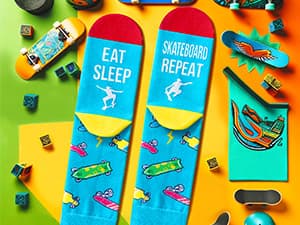 Zmart Men Women Funny Socks - Outdoorsman Gifts for Racing Golfing Hunting Lovers