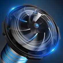 Handheld Vacuum Cordless Portable Car Vacuum with LED Light, High Power Suction, 3 in 1, Lightweight Rechargeable Hand Vacuum, Hand Held Vacuum Cleaner for Car Home Office, Pet Hair, Black